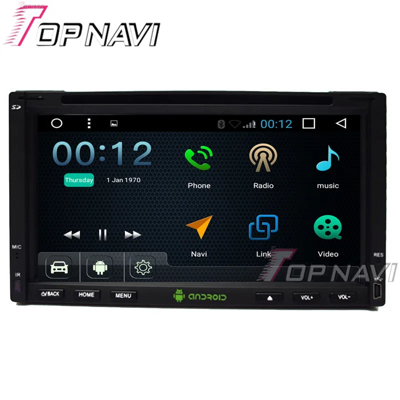 Topnavi 6.95 " 800*480 Quad Core Android 6.0 Car DVD Multimedia Player for Universal 2DIN Autoradio GPS Navigation Audio Stereo
Topnavi 6.95 " 800*480 Quad Core Android 6.0 Car DVD Multimedia Player for Universal 2DIN Autoradio GPS Navigation Audio Stereo