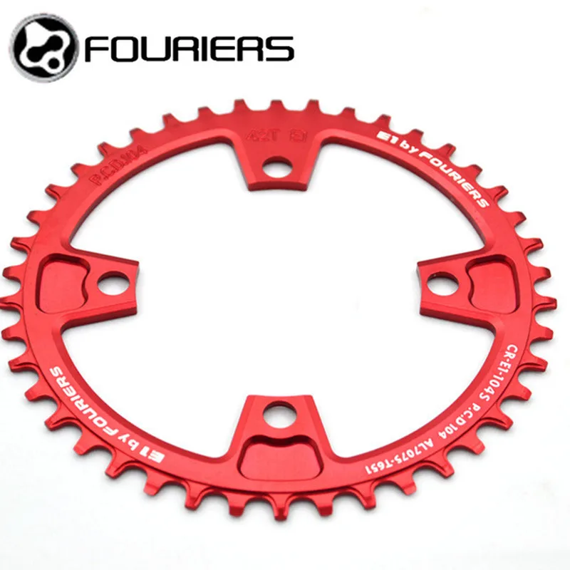 FOURIERS Bicycle Crank 104BCDRound Shape Chainring Bicycle Chainwheel 42T/44T/46T/48T/50T/52T/54T MTB Bike Crankset Single Plate
FOURIERS Bicycle Crank 104BCDRound Shape Chainring Bicycle Chainwheel 42T/44T/46T/48T/50T/52T/54T MTB Bike Crankset Single Plate