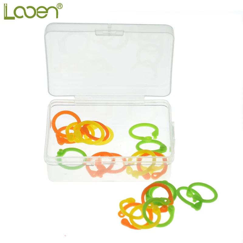 24Pcs/set Looen Silicone Stitch Markers With Box Knitting Crochet Locking Markers Crochet Latch Knitting Tools
24Pcs/set Looen Silicone Stitch Markers With Box Knitting Crochet Locking Markers Crochet Latch Knitting Tools