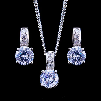 Emmaya Bridal Jewelry Sets Female Jewellery With Zircon Set of Earrings Pendant Necklaces Gift Party for Woman
Emmaya Bridal Jewelry Sets Female Jewellery With Zircon Set of Earrings Pendant Necklaces Gift Party for Woman