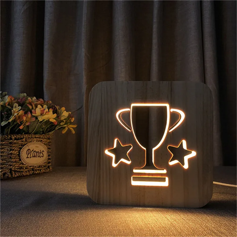 3D Trophy LED Lamp Wood Light Illusion Luminaria Table Gifts For Kids Baby Birthday Bed Sleep Light Decoration Drop Shipping
3D Trophy LED Lamp Wood Light Illusion Luminaria Table Gifts For Kids Baby Birthday Bed Sleep Light Decoration Drop Shipping