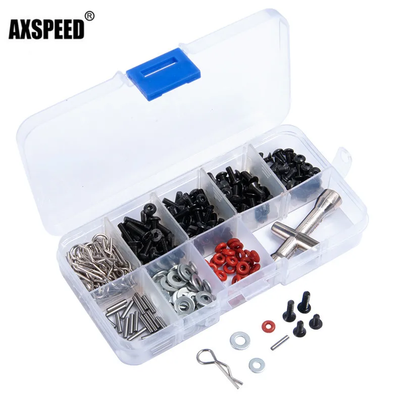 Repair Tool Screws Box Set Screws bolt pin shim gasket for 1:10 RC Car HSP Crawler RC Parts
Repair Tool Screws Box Set Screws bolt pin shim gasket for 1:10 RC Car HSP Crawler RC Parts