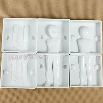 New 6pcs Kids Body Shape Cake Moulds Novetly Decorating Mold Sets Tools Utensilios para Bolo Moldes ZT | Дом и сад