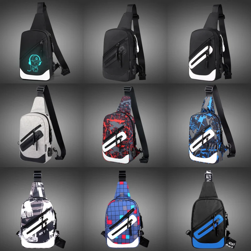 New USB Charge Men Bag Designer Crossbody Bag Men Canvas Chest Bag Fashion Travel Organizer Men Shoulder Bag With Headphone Hole
New USB Charge Men Bag Designer Crossbody Bag Men Canvas Chest Bag Fashion Travel Organizer Men Shoulder Bag With Headphone Hole