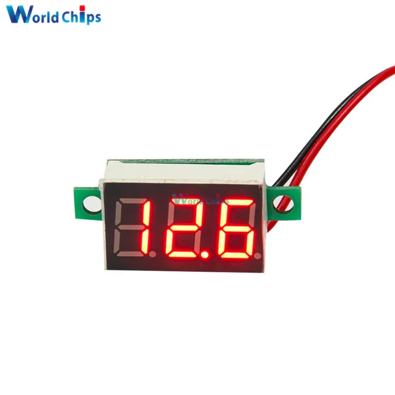 0.36 Inch Mini LED Digital Voltmeter Red Panel Voltage Meter 3-Digit Display Voltage Meter Voltmeter DC 4.5~30V
0.36 Inch Mini LED Digital Voltmeter Red Panel Voltage Meter 3-Digit Display Voltage Meter Voltmeter DC 4.5~30V