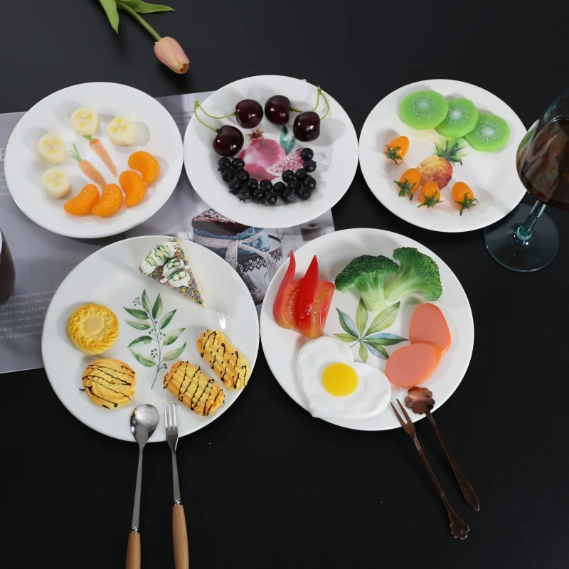 7 inch Indoors Or Outdoors Made In China Dinner plates Melamine Like Ceramic Dinner tableware with Sweet Print
7 inch Indoors Or Outdoors Made In China Dinner plates Melamine Like Ceramic Dinner tableware with Sweet Print