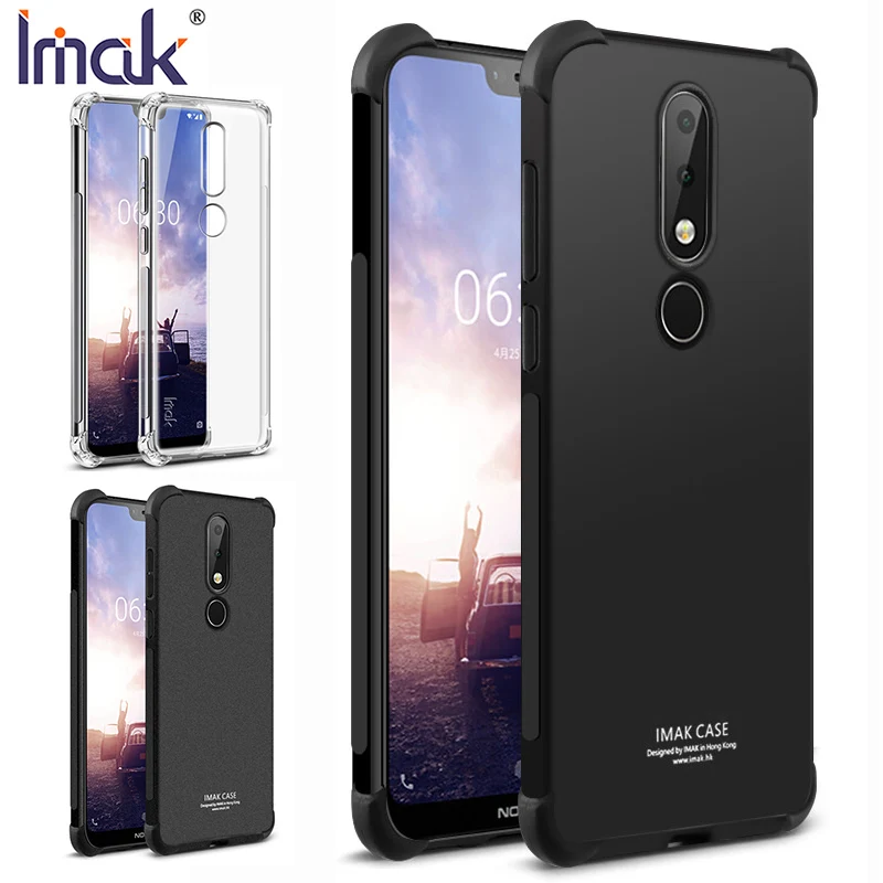 IMAK Corners Airbag Shock-Proof Case for Nokia 6.1 Plus X6 Soft TPU Case for X6 2018 Version Full Cover Matte Case Screen Film
IMAK Corners Airbag Shock-Proof Case for Nokia 6.1 Plus X6 Soft TPU Case for X6 2018 Version Full Cover Matte Case Screen Film
