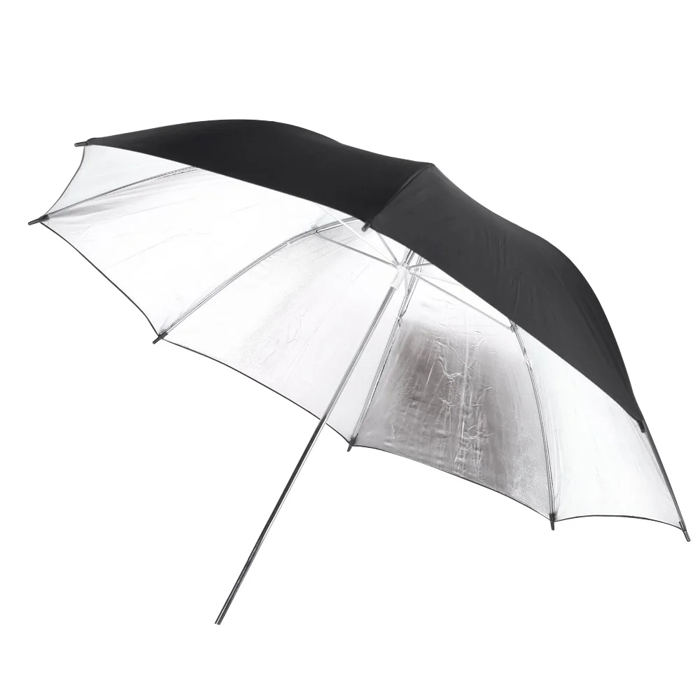 Top Deals 102 cm/40inch studio Photo Strobe Flash light reflector Black Silver soft umbrella
Top Deals 102 cm/40inch studio Photo Strobe Flash light reflector Black Silver soft umbrella