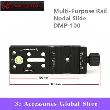 SUNWAYFOTO Multi-Purpose Rail Nodal Slide DMP-100R DMP-10 Tripod Head Quick Release Plate for DSLR Camera Plate Nodal S