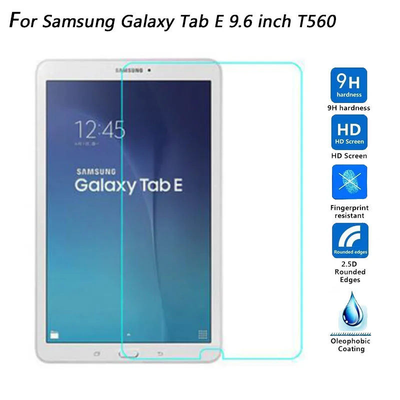 9H Hardness 2.5D Explosion-Proof Tempered Glass Screen Protector For Samsung Galaxy Tab E 9.6" SM-T560 / T561 Glass film
9H Hardness 2.5D Explosion-Proof Tempered Glass Screen Protector For Samsung Galaxy Tab E 9.6" SM-T560 / T561 Glass film