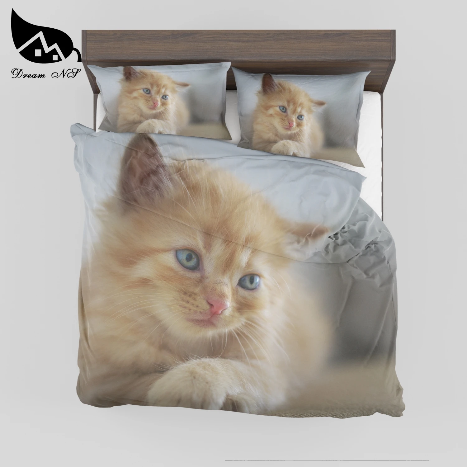 Dream NS 3D Effect Prints Bedding set Cute Kitty Quilt Duvet Pillow Case Single Size Child Bed room Home textiles SMY25
Dream NS 3D Effect Prints Bedding set Cute Kitty Quilt Duvet Pillow Case Single Size Child Bed room Home textiles SMY25
