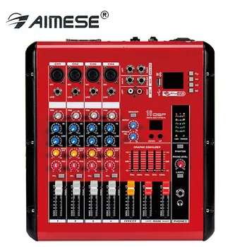 PMR406 4-Channel 250W*2 Amplifier Microphone Mixing Sound Console Power Mixer USB 48V Monitor 2 in 1 Function
PMR406 4-Channel 250W*2 Amplifier Microphone Mixing Sound Console Power Mixer USB 48V Monitor 2 in 1 Function