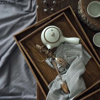 Chinese Style Tray Coffee Tray Dessert Table Plate Nordic Fores Wedding Props Tools Wood Jewelry Candle Display Storage
Chinese Style Tray Coffee Tray Dessert Table Plate Nordic Fores Wedding Props Tools Wood Jewelry Candle Display Storage