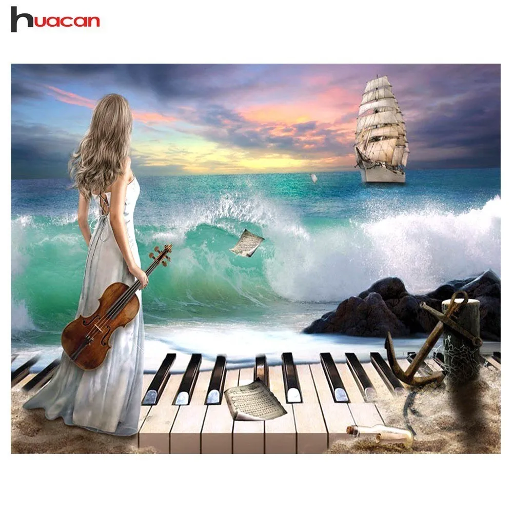 Huacan 5D DIY Diamond Painting Cross Stitch Beauty Woman Diamond Embroidery Sailboat Full Square Drill Diamond Mosaic Home Decor
Huacan 5D DIY Diamond Painting Cross Stitch Beauty Woman Diamond Embroidery Sailboat Full Square Drill Diamond Mosaic Home Decor