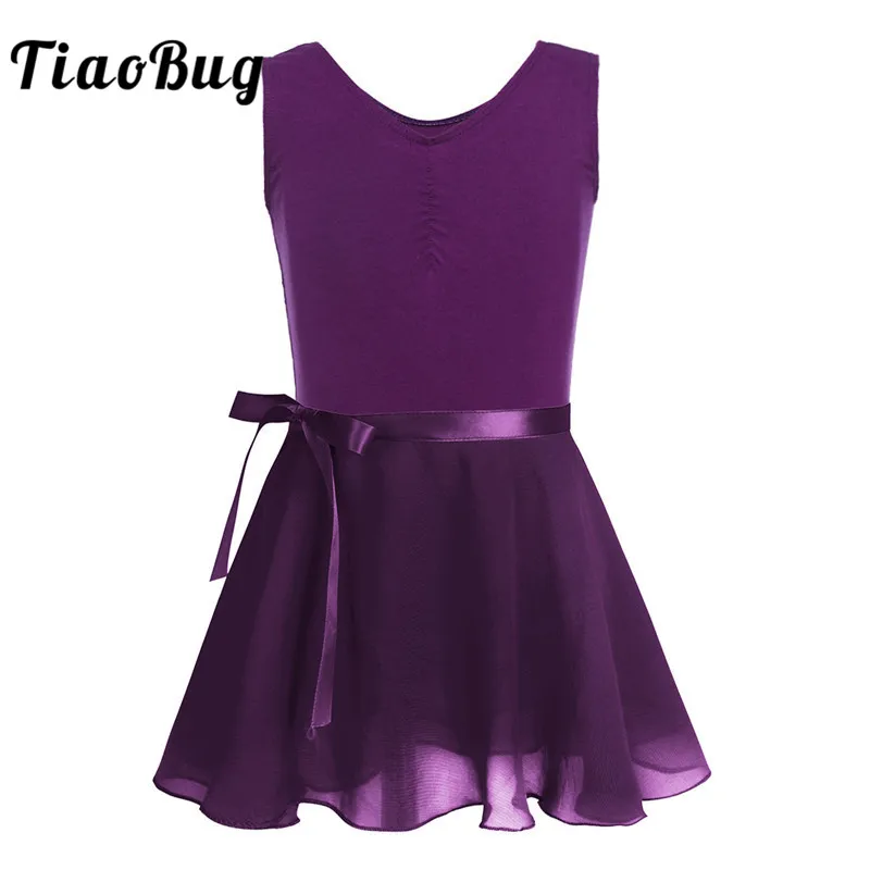 TiaoBug Kids Teens Cotton Sleeveless Ballet Tutu Dress Girls Gymnastics Leotard with Chiffon Skirt Set Ballerina Party Dancewear
TiaoBug Kids Teens Cotton Sleeveless Ballet Tutu Dress Girls Gymnastics Leotard with Chiffon Skirt Set Ballerina Party Dancewear
