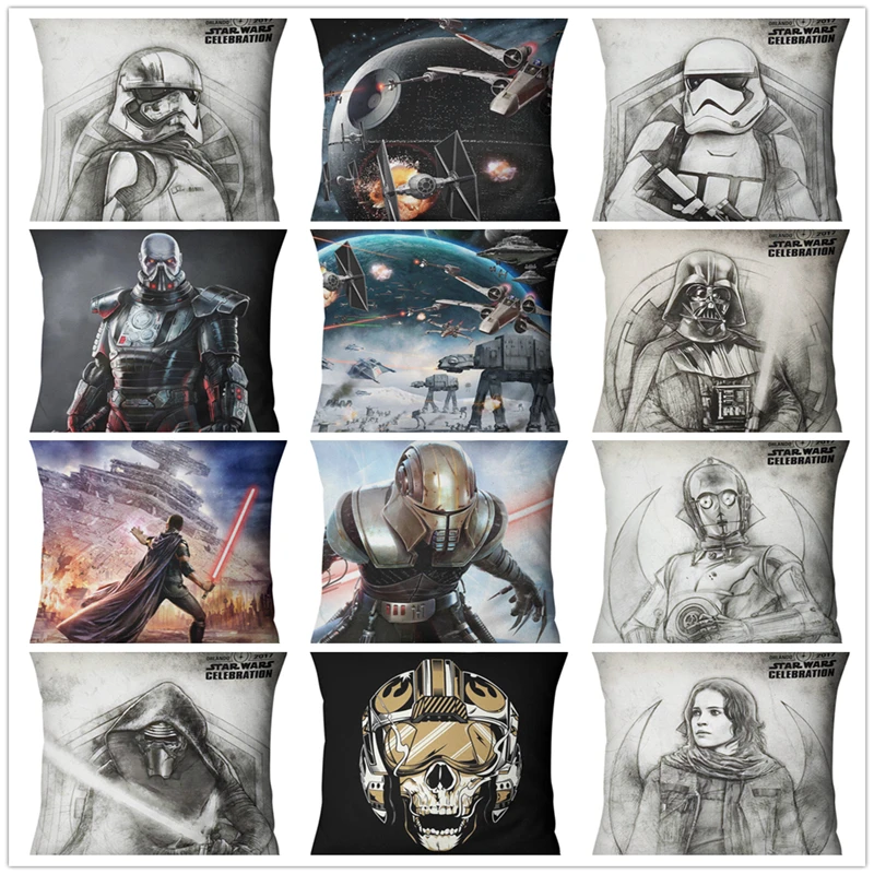 Drop Shipping Sketch Movie Star wars Chair Seat Decorative Throw Pillowcase Almofada Cojines
Drop Shipping Sketch Movie Star wars Chair Seat Decorative Throw Pillowcase Almofada Cojines