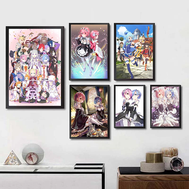 ReLife in a different world from zero Re Coated paper poster Cafe Creative wallpaper Interior Children's decorative paintings
ReLife in a different world from zero Re Coated paper poster Cafe Creative wallpaper Interior Children's decorative paintings
