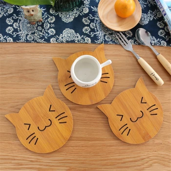 4 Pcs/lot Nordic Pastoral Style Cute Kitten Fish Pattern Cup Placemat Creative Wooden Coaster Anti-hot Mat Pot Mat Anti-skid Pad
4 Pcs/lot Nordic Pastoral Style Cute Kitten Fish Pattern Cup Placemat Creative Wooden Coaster Anti-hot Mat Pot Mat Anti-skid Pad