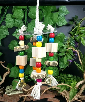 1PCS Pet Bird Cages Chewing Playing parrot bite puzzle toys pepper wood bell toys
1PCS Pet Bird Cages Chewing Playing parrot bite puzzle toys pepper wood bell toys