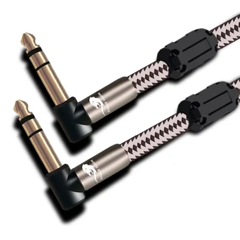 Audio Cable Stereo 6.35mm to 6.35mm for Mixing Console Amp Headphone Hifi Angled 1/4" Male to Male AUX Cable 1M 2M 3M 5M 8M 10M
Audio Cable Stereo 6.35mm to 6.35mm for Mixing Console Amp Headphone Hifi Angled 1/4" Male to Male AUX Cable 1M 2M 3M 5M 8M 10M
