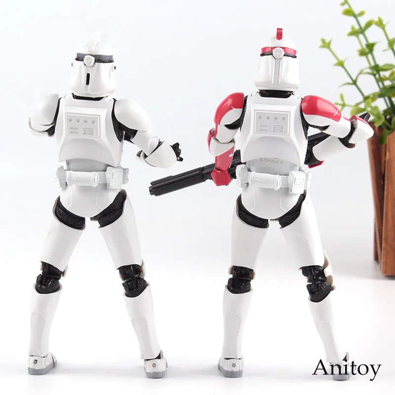 Star Wars Figure SHF Clone Storm Trooper Phase Captain PVC Action Figure Collection Toy for Boys 2 Style
Star Wars Figure SHF Clone Storm Trooper Phase Captain PVC Action Figure Collection Toy for Boys 2 Style