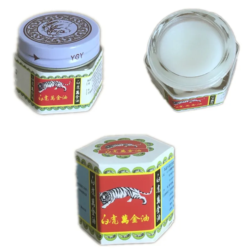 White Tiger Balm ointment for Headache Toothache Stomachache Pain Muscle Relieving Arthritis Body Thailand Painkiller oil 20g
White Tiger Balm ointment for Headache Toothache Stomachache Pain Muscle Relieving Arthritis Body Thailand Painkiller oil 20g