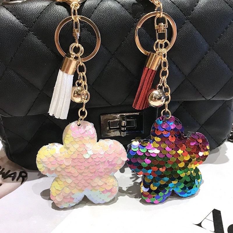 Glitter Flower Keychains Bling Sequins Plum Blossom Key Rings Keyfob Charm Car Handbags Purse Accessories for Girls Women
Glitter Flower Keychains Bling Sequins Plum Blossom Key Rings Keyfob Charm Car Handbags Purse Accessories for Girls Women