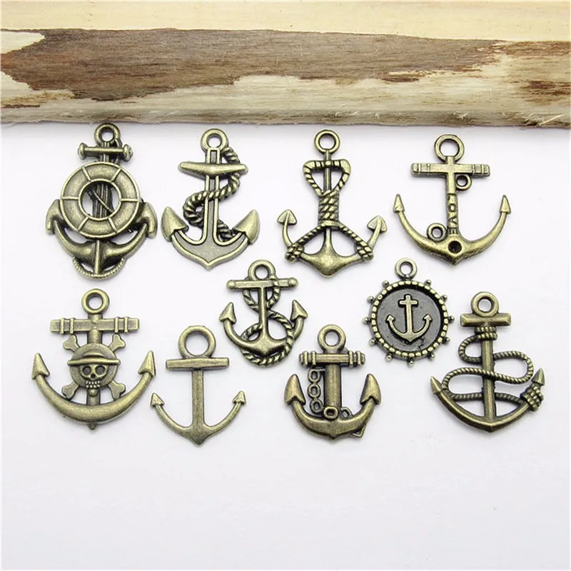 Mix 50PCS (17*14-26*18mm ) Antique Bronze Anchors charm pendants fit European bracelet made Pendants for jewelry making
Mix 50PCS (17*14-26*18mm ) Antique Bronze Anchors charm pendants fit European bracelet made Pendants for jewelry making