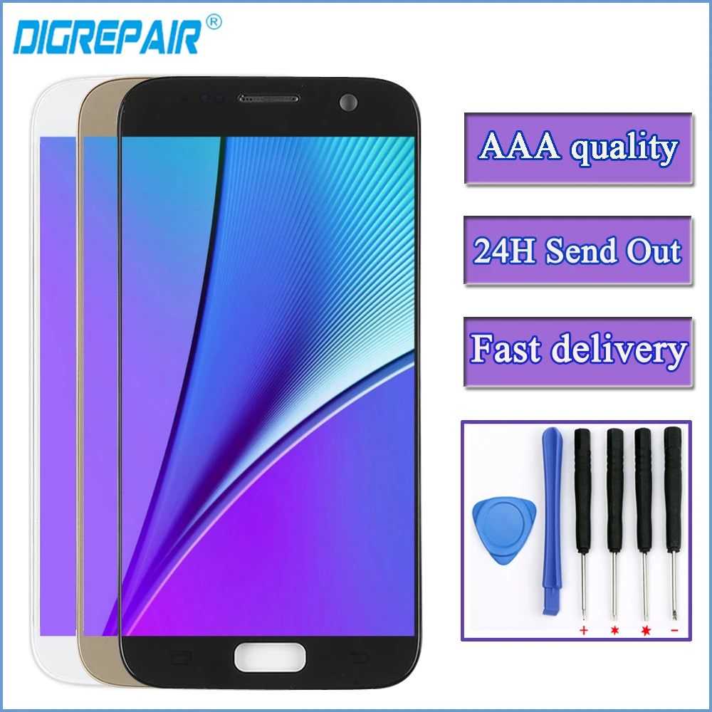 G930F LCD For Samsung Galaxy S7 G930F G930A G930V LCD Display Touch Screen Digitizer Replacements AAA For Samsung S7 LCD Screen
G930F LCD For Samsung Galaxy S7 G930F G930A G930V LCD Display Touch Screen Digitizer Replacements AAA For Samsung S7 LCD Screen