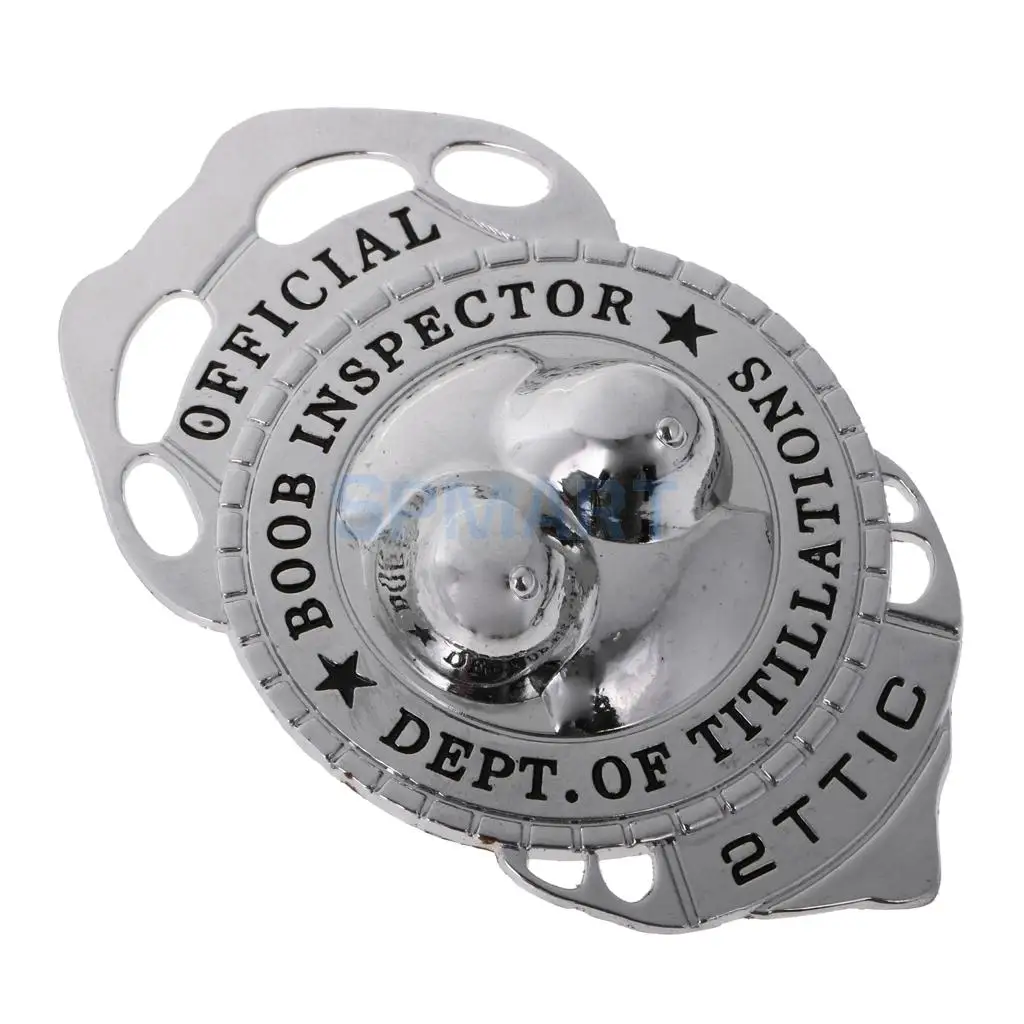 Official Breast Inspector Badge Metal Adult Funny Party Favors Police Cop Costume Accessory Bachelorette Favors
Official Breast Inspector Badge Metal Adult Funny Party Favors Police Cop Costume Accessory Bachelorette Favors
