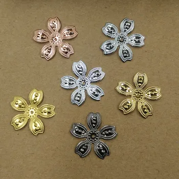 100 PCS 25mm Copper 6 Colors Plated Hollow Flowers Setting Filigree Connectors Charm Jewelry Findings For Jewelry Making
100 PCS 25mm Copper 6 Colors Plated Hollow Flowers Setting Filigree Connectors Charm Jewelry Findings For Jewelry Making
