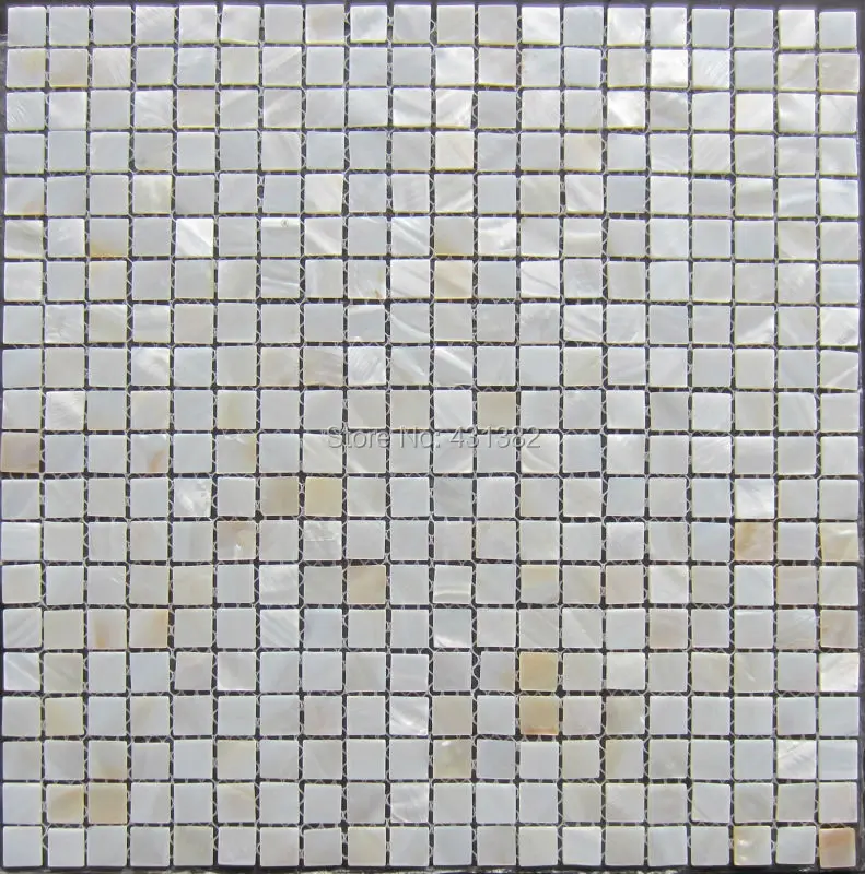 15*15 белая раковина мозаичная плитка для душа перламутровая кухни backsplash