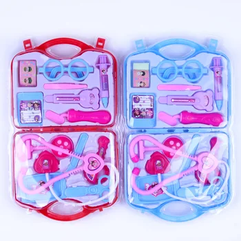 Kids Doctor Pretend Play Toys Luggage Kits for Children Medical Educational Box Light Role Play Pretend Toys Baby's Gift
Kids Doctor Pretend Play Toys Luggage Kits for Children Medical Educational Box Light Role Play Pretend Toys Baby's Gift