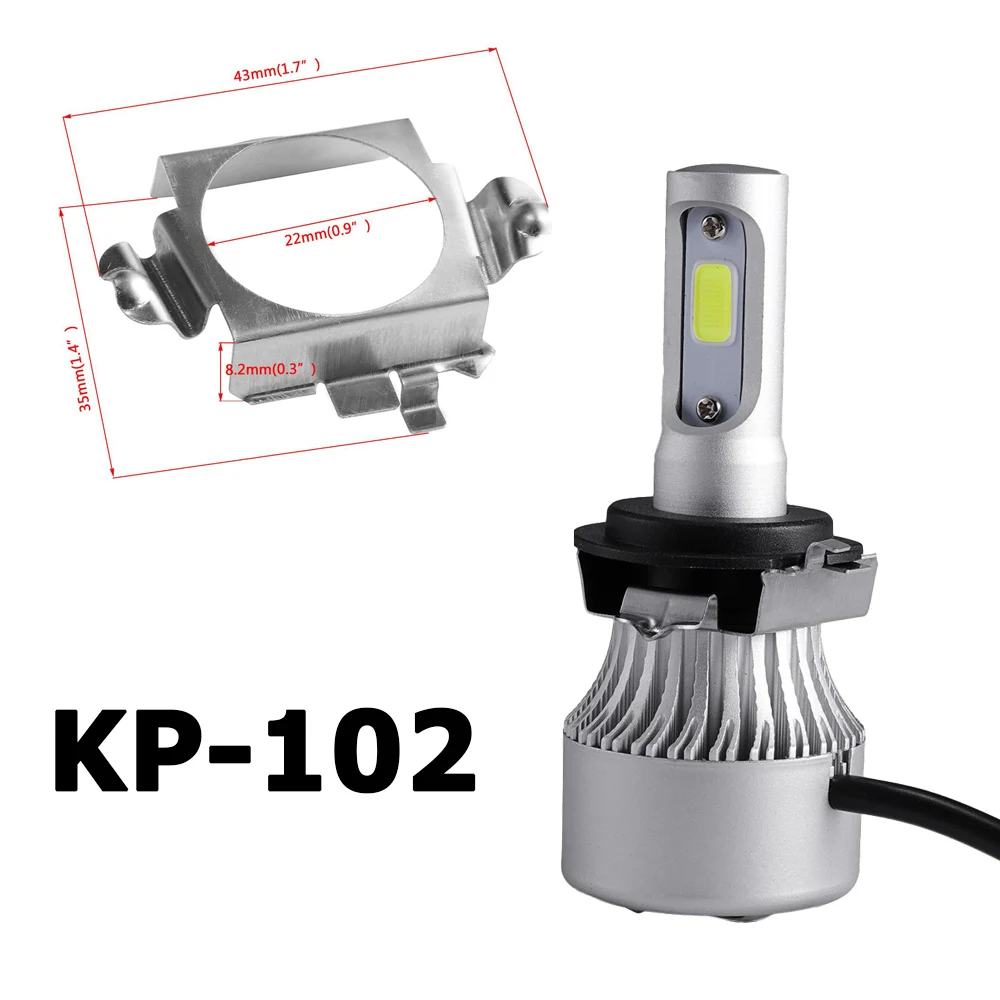 Generic H7H1 LED Headlight Bulbs Adapter Base Best Price Online