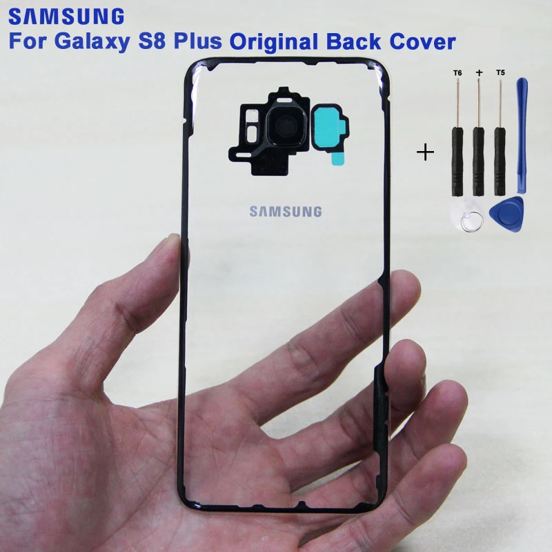 Original SAMSUNG Transparent Battery Cover For Samsung GALAXY S8 Plus G9550 S8+ SM-G9 SM-G955 Back Case Phone Glass Backshell
Original SAMSUNG Transparent Battery Cover For Samsung GALAXY S8 Plus G9550 S8+ SM-G9 SM-G955 Back Case Phone Glass Backshell