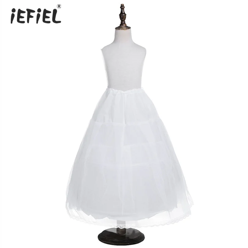 Fashion White 2 Hoop Kids Girls Crinoline Petticoat for Flower Girl Wedding Skirts Summer Girls Flower Wedding Underskirt Slip
Fashion White 2 Hoop Kids Girls Crinoline Petticoat for Flower Girl Wedding Skirts Summer Girls Flower Wedding Underskirt Slip