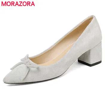 MORAZORA 2020 Fashion Basic Russia Style Dress Wedding Shoes Woman Pointed Toe Bowtie Women Pumps Ladies High Heels Shoes
MORAZORA 2020 Fashion Basic Russia Style Dress Wedding Shoes Woman Pointed Toe Bowtie Women Pumps Ladies High Heels Shoes