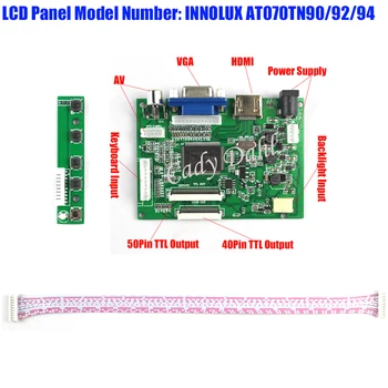 High Brightness HDMI VGA 2AV 50 Pins Parallel Controller Board for AT070TN90 AT070TN92 AT070TN94 800X480 TFT LCD Display Panel
High Brightness HDMI VGA 2AV 50 Pins Parallel Controller Board for AT070TN90 AT070TN92 AT070TN94 800X480 TFT LCD Display Panel