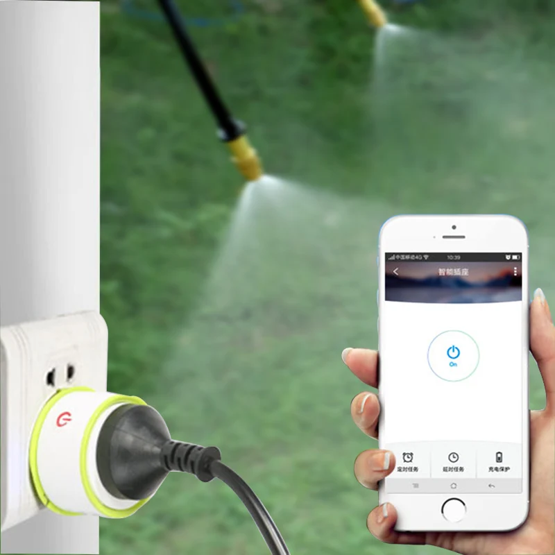 Phone Wifi Control Garden Irrigation System Drip irrigation Garden Watering Timer Automatic Sockets Home Timer Autoplay
Phone Wifi Control Garden Irrigation System Drip irrigation Garden Watering Timer Automatic Sockets Home Timer Autoplay