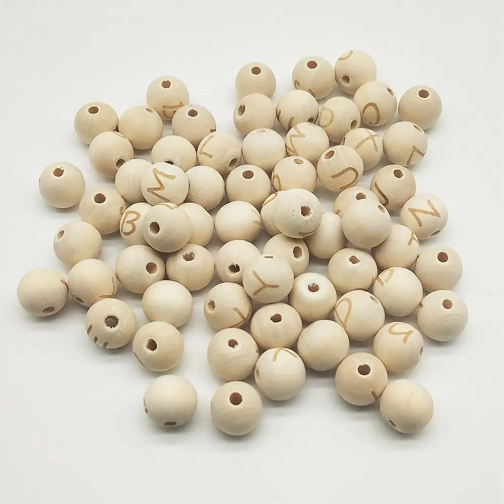 50PCs Natural Wooden Carved Letters Beads 14mm DIY Craft Accessories For Jewelry Making Bracelet Necklace
50PCs Natural Wooden Carved Letters Beads 14mm DIY Craft Accessories For Jewelry Making Bracelet Necklace