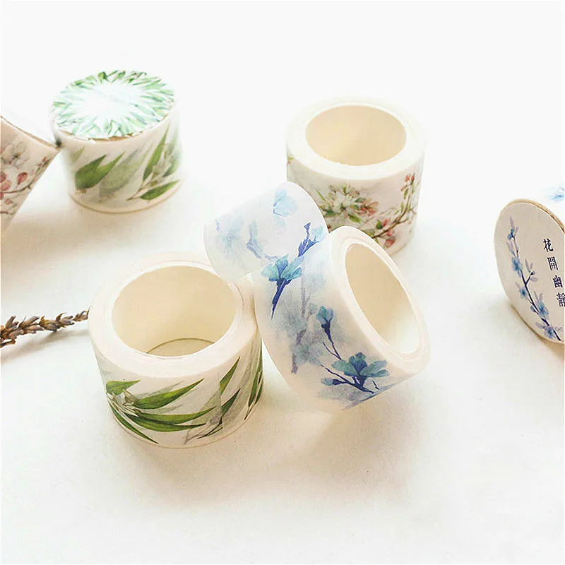 Watercolor Flower Washi Tape Masking Tape DIY Scrapbooking Sticker Label Decoration Tape School Office Supplies Material escolar
Watercolor Flower Washi Tape Masking Tape DIY Scrapbooking Sticker Label Decoration Tape School Office Supplies Material escolar