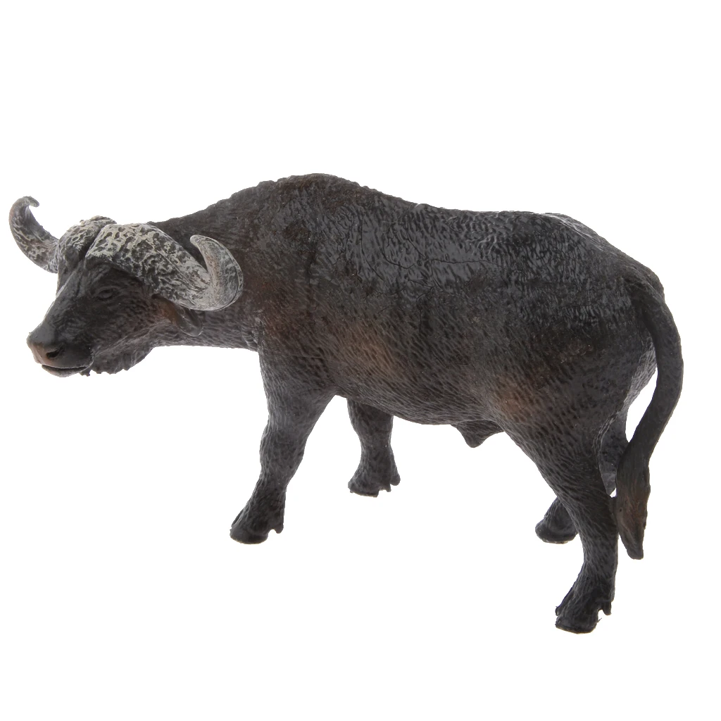 High Simulation Farm Animal Model, Hand Painted Buffalo Action Figure Model, Party Favors Toys for Kids Toddlers Boys Girls High Simulation Farm Animal Model, Hand Painted Buffalo Action Figure Model, Party Favors Toys for Kids Toddlers Boys Girls