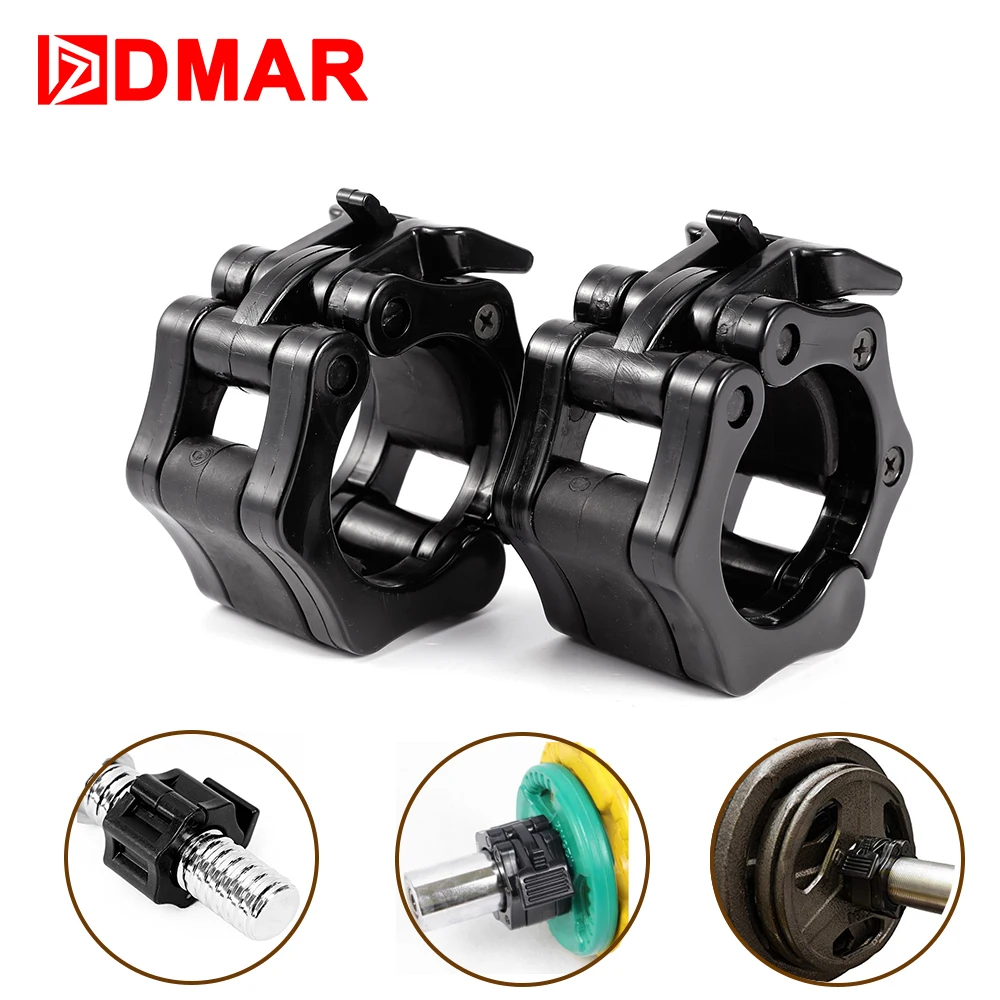 DMAR 2pcs Dumbbell Olympic Barbell Standard Collars Clips Spinlock Clamp Weigth lifting Fitness Crossfit Gym Training Equipment
DMAR 2pcs Dumbbell Olympic Barbell Standard Collars Clips Spinlock Clamp Weigth lifting Fitness Crossfit Gym Training Equipment