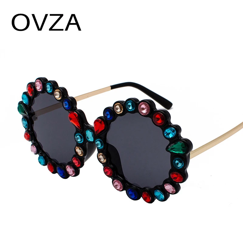 OVZA Brand Designer Women Sunglasses Luxury Decoration Classic Eyewear Round Glasses Oversized Fashion Accessories Female S1529
OVZA Brand Designer Women Sunglasses Luxury Decoration Classic Eyewear Round Glasses Oversized Fashion Accessories Female S1529