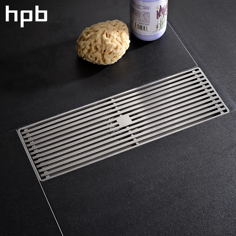 HPB 30*10cm Floor Drain 304 Stainless Steel Linear Shower Drain Square Anti-odor Floor Drain Bathroom Invisible Shower HP7911
HPB 30*10cm Floor Drain 304 Stainless Steel Linear Shower Drain Square Anti-odor Floor Drain Bathroom Invisible Shower HP7911