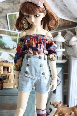 1/3 SD10 DDL DDM DDY girl 1/4 girl woman aod dod msd bjd doll clothes denim shorts suits ED15
1/3 SD10 DDL DDM DDY girl 1/4 girl woman aod dod msd bjd doll clothes denim shorts suits ED15