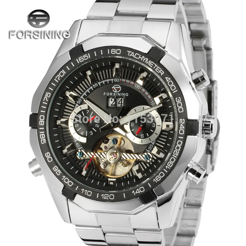 Forsining Men's Watch New High End Brand Luxury Automatic Stainless Steel Bracelet Vogue Wristwatch Color black FSG340M4T1
Forsining Men's Watch New High End Brand Luxury Automatic Stainless Steel Bracelet Vogue Wristwatch Color black FSG340M4T1