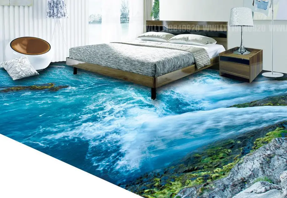 custom 3d flooring ocean world wallpaper murals 3d floor tiles photo wall mura self adhesive flooring vinyl wallpaper 3 d tiles