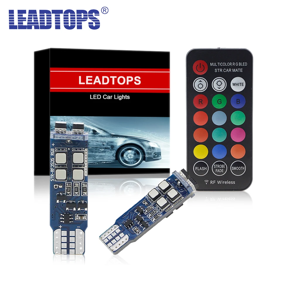 T10 W5W With Control RGB Led Car Clearance Lights RGB T10 LED 194 168 Bulb Remote Interior Dome Door License Plate Light CJ
T10 W5W With Control RGB Led Car Clearance Lights RGB T10 LED 194 168 Bulb Remote Interior Dome Door License Plate Light CJ