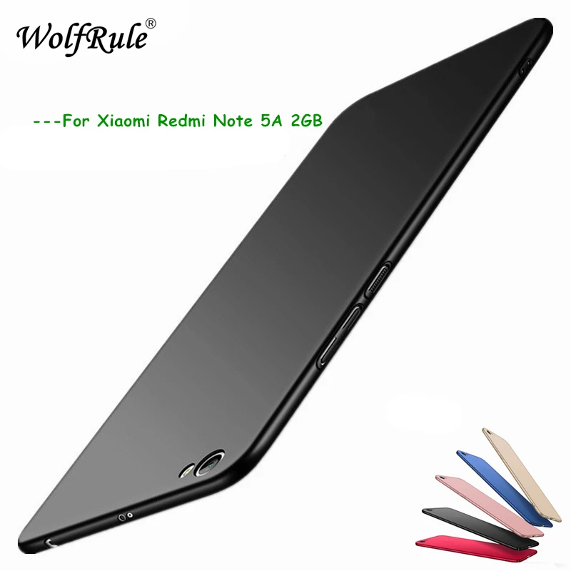 WolfRule чехол для Xiaomi Redmi Note 5A Гладкий Тонкий телефона из ПК Примечание (2 ГБ 16 ГБ) 5
